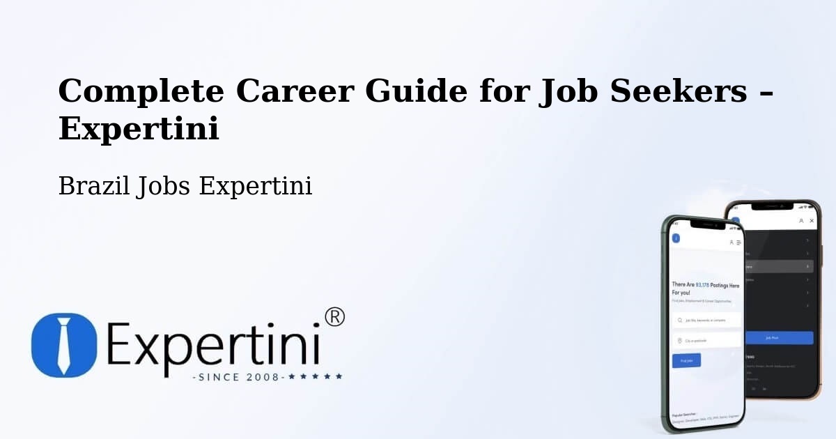 Career Guide for Job Seekers – Bambuí - Bambuí, Brazil Jobs Expertini